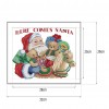 Christmas Gift - 14CT Stamped Cross Stitch - 32x29cm