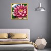 Flower - 14CT Stamped Cross Stitch - 48x48cm