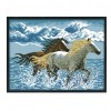 Galloping - 14CT Stamped Cross Stitch - 44*36cm