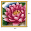 Flower - 14CT Stamped Cross Stitch - 48x48cm