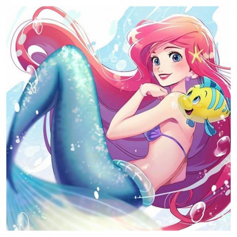 11CT Stamped Cross Stitch Kits DIY Cartoon Print Mosaic Needlework (SZX190)