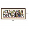 Birdwatcher - 14CT Stamped Cross Stitch - 65x30cm