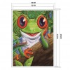 14CT Stamped Cross Stitch DIY Embroidery Art Needlework (SZX039 Frog)