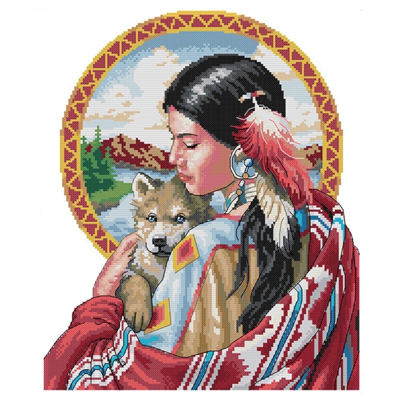 14CT Stamp Cross Sti...