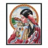 14CT Stamp Cross Stitch DIY Manual Printed Needlework (R511 Indian Girl)