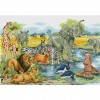 Animal World - 11CT Stamped Cross Stitch - 78x54cm