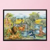 Animal World - 11CT Stamped Cross Stitch - 78x54cm
