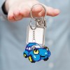 Car Bead Pendant Keychain Beadwork