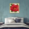 Flower - 14CT Stamped Cross Stitch - 49x49cm