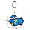 Car Bead Pendant Keychain Beadwork