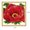 Flower - 14CT Stamped Cross Stitch - 49x49cm