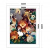Animal - 14CT Stamped Cross Stitch - 60x80cm