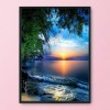 50 X 50cm 11CT Stamped Cross Stitch Kits DIY Seaside Needlework (SZX14)