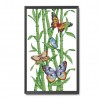 Butterfly and Bamboo - 14CT Stamped Cross Stitch - 28*44cm