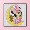 Cartoon Mouse Stamped DIY Cross Stitch 11CT Print Kits Embroidery (M0092)