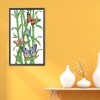 Butterfly and Bamboo - 14CT Stamped Cross Stitch - 28*44cm