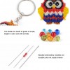 Cartoon Sun Bead Kit Keychain Beadwork Pendant