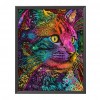 Cat - 11CT Stamped Cross Stitch - 36x46cm