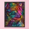 Cat - 11CT Stamped Cross Stitch - 36x46cm