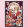 Sakura Girl Stamped Cross Stitch 11CT Anime DIY Embroidery Kit (PCH314)