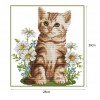 Animal - 14CT Stamped Cross Stitch - 28x30cm