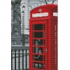 Telephone Booth - 14CT Stamped Cross Stitch - 38x28cm