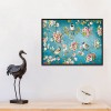 Pink Flower Bird - 11CT Stamped Cross Stitch - 48x68cm