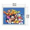 14CT Stamped Cross Stitch Embroidery Needlework (SZX007 Cartoon Animal 1)