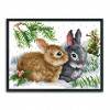 Rabbit - 11CT Stamped Cross Stitch - 33?&aacute;24cm