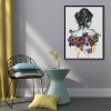 Butterfly Girl - 11CT Stamped Cross Stitch - 30x40cm
