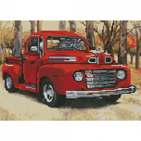 Car - 11CT Stamped Cross Stitch - 30x40cm
