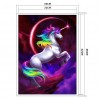 Unicorn - 14CT Stamped Cross Stitch - 46x36cm