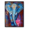 Elephant - 14CT Stamped Cross Stitch - 46x36cm
