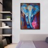 Elephant - 14CT Stamped Cross Stitch - 46x36cm