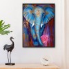 Elephant - 14CT Stamped Cross Stitch - 46x36cm