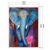 Elephant - 14CT Stamped Cross Stitch - 46x36cm