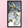 Autumn bird - 14CT Stamped Cross Stitch - 29*50cm