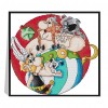Cartoon Character Animal - 14CT Stamped Cross Stitch - 28x27cm