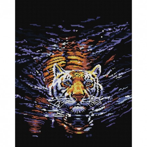 Animal - 14CT Stamped Cross Stitch - 40x48cm