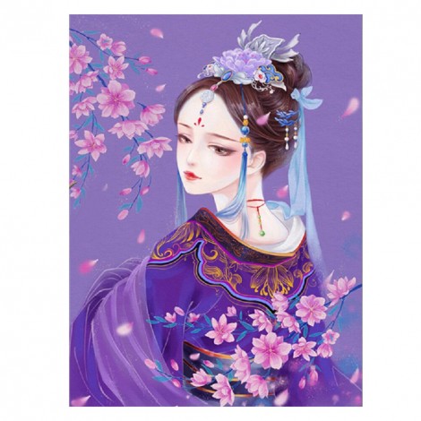 Antique Beauty - 11CT Stamped Cross Stitch - 40x65cm