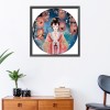 Antique Girl - 11CT Stamped Cross Stitch - 56x56cm