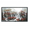 Autumn Mountain Spring Rhyme - 14CT Stamped Cross Stitch - 64x41cm