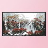 Autumn Mountain Spring Rhyme - 14CT Stamped Cross Stitch - 64x41cm