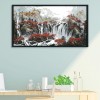 Autumn Mountain Spring Rhyme - 14CT Stamped Cross Stitch - 64x41cm