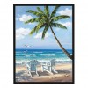 Beach Stamped Cross Stitch Kits DIY Printed Embroidery Sets 14CT (SZX001)