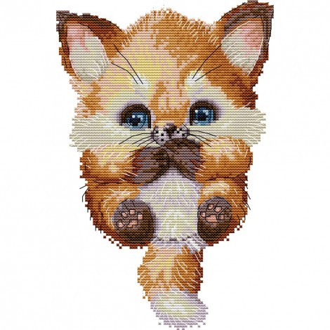 Animal - 14CT Stamped Cross Stitch - 20x30cm