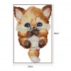 Animal - 14CT Stamped Cross Stitch - 20x30cm