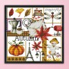 Autumn - 14CT Stamped Cross Stitch - 27x26cm