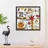 Autumn - 14CT Stamped Cross Stitch - 27x26cm