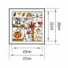 Autumn - 14CT Stamped Cross Stitch - 27x26cm